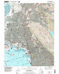 Richmond 1995 topographic map thumbnail