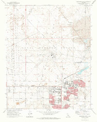 Ridgecrest North 1973 topographic map thumbnail