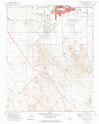 Ridgecrest South 1973 topographic map thumbnail