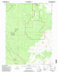 Rimrock Lake 1993 topographic map thumbnail