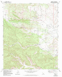 Rimrock 1972 topographic map thumbnail