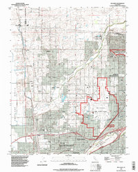 Rio Linda 1992 topographic map thumbnail