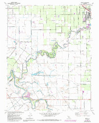 Ripon 1969 topographic map thumbnail