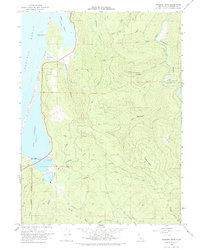 Rodgers Peak 1966 topographic map thumbnail