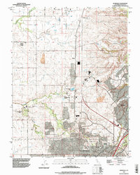 Roseville 1992 topographic map thumbnail