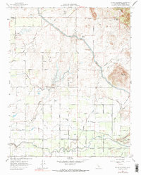 Round Mountain 1964 topographic map thumbnail