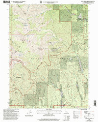 Rush Creek Lakes 1998 topographic map thumbnail