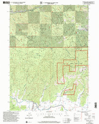 Russell Peak 2001 topographic map thumbnail