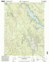 Ruth Lake 1997 topographic map thumbnail