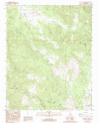 Sacatar Canyon 1986 topographic map thumbnail