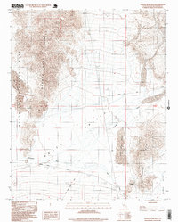 Saddle Peak Hills 1996 topographic map thumbnail