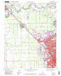 Salida 1969 topographic map thumbnail