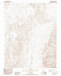 Saline Peak 1987 topographic map thumbnail