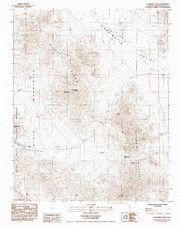 Salsberry Peak 1985 topographic map thumbnail