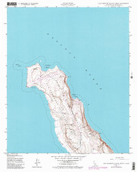 San Clemente Island North 1943 topographic map thumbnail