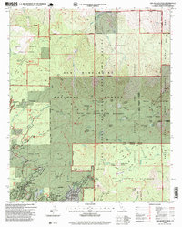 San Jacinto Peak 1996 topographic map thumbnail