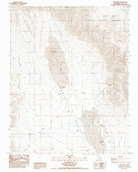 The Dunes 1986 topographic map thumbnail