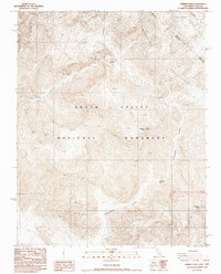 Thimble Peak 1988 topographic map preview
