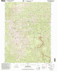 Thurston Peaks 1998 topographic map thumbnail