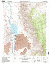 Tinemaha Reservoir 1994 topographic map thumbnail