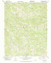 Tombs Creek 1978 topographic map thumbnail