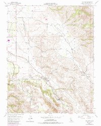 Tres Pinos 1955 topographic map thumbnail