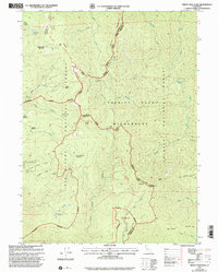 Trinity Mountain 1997 topographic map thumbnail