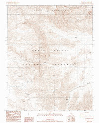 Tucki Wash 1987 topographic map thumbnail