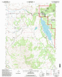 Tule Mountain 1993 topographic map thumbnail
