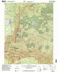 Tuolumne 2001 topographic map thumbnail