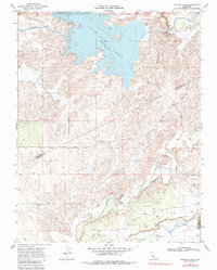 Turlock Lake 1968 topographic map thumbnail