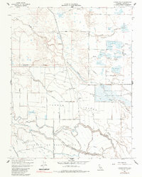 Turner Ranch 1961 topographic map thumbnail