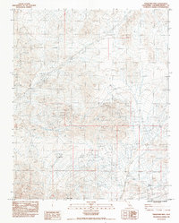 Turquoise Mtn 1983 topographic map thumbnail