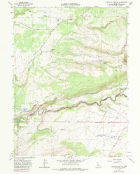 Tuscan Buttes NE 1965 topographic map thumbnail
