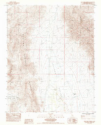 Twelvemile Spring 1984 topographic map thumbnail
