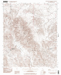 Twentynine Palms Mountain 1997 topographic map thumbnail