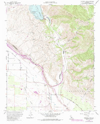 Twitchell Dam 1959 topographic map thumbnail