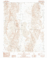 Ubehebe Peak 1987 topographic map thumbnail