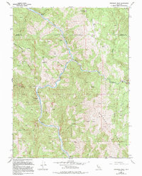 Updegraff Ridge 1967 topographic map thumbnail