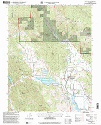 Upper Lake 1996 topographic map thumbnail