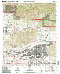 Yucaipa 1996 topographic map thumbnail