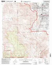 Rancho Mirage 1996 topographic map thumbnail