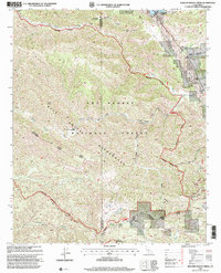 Rancho Nuevo Creek 1995 topographic map thumbnail