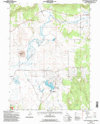 Rattlesnake Butte 1993 topographic map thumbnail