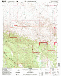 Rattlesnake Canyon 1996 topographic map thumbnail