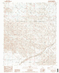 Red Canyon 1986 topographic map thumbnail