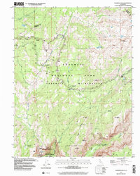 Yosemite Falls 1997 topographic map thumbnail