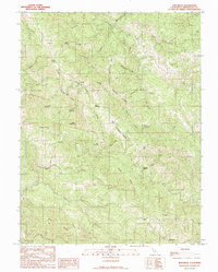 Zeni Ridge 1991 topographic map thumbnail