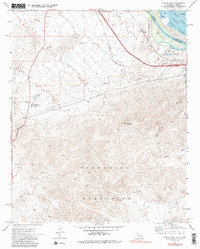 Whale Mtn 1971 topographic map thumbnail