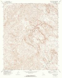 Whipple Wash 1970 topographic map thumbnail